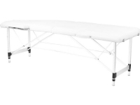 Activeshop sammenklappelig massagebriks ALUMINIUM COMFORT ACTIV FIZJO 2 SEGMENTER HVID