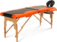 Bodyfit massageseng 2-segment bicolour sort og orange (1041)