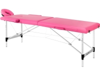 Activeshop sammenklappelig massagebriks i aluminium comfort Activ Fizjo 2 segment pink